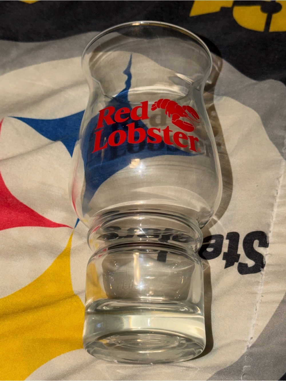 Red Lobster Seafood Restaurant Advertising Beer Glass Used Pre Owned As Is Red L